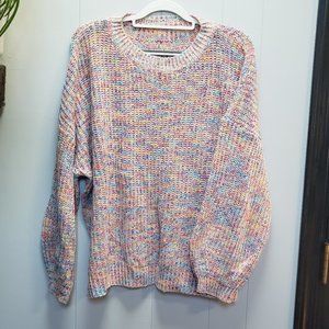 Confetti Drop Shoulder Sweater